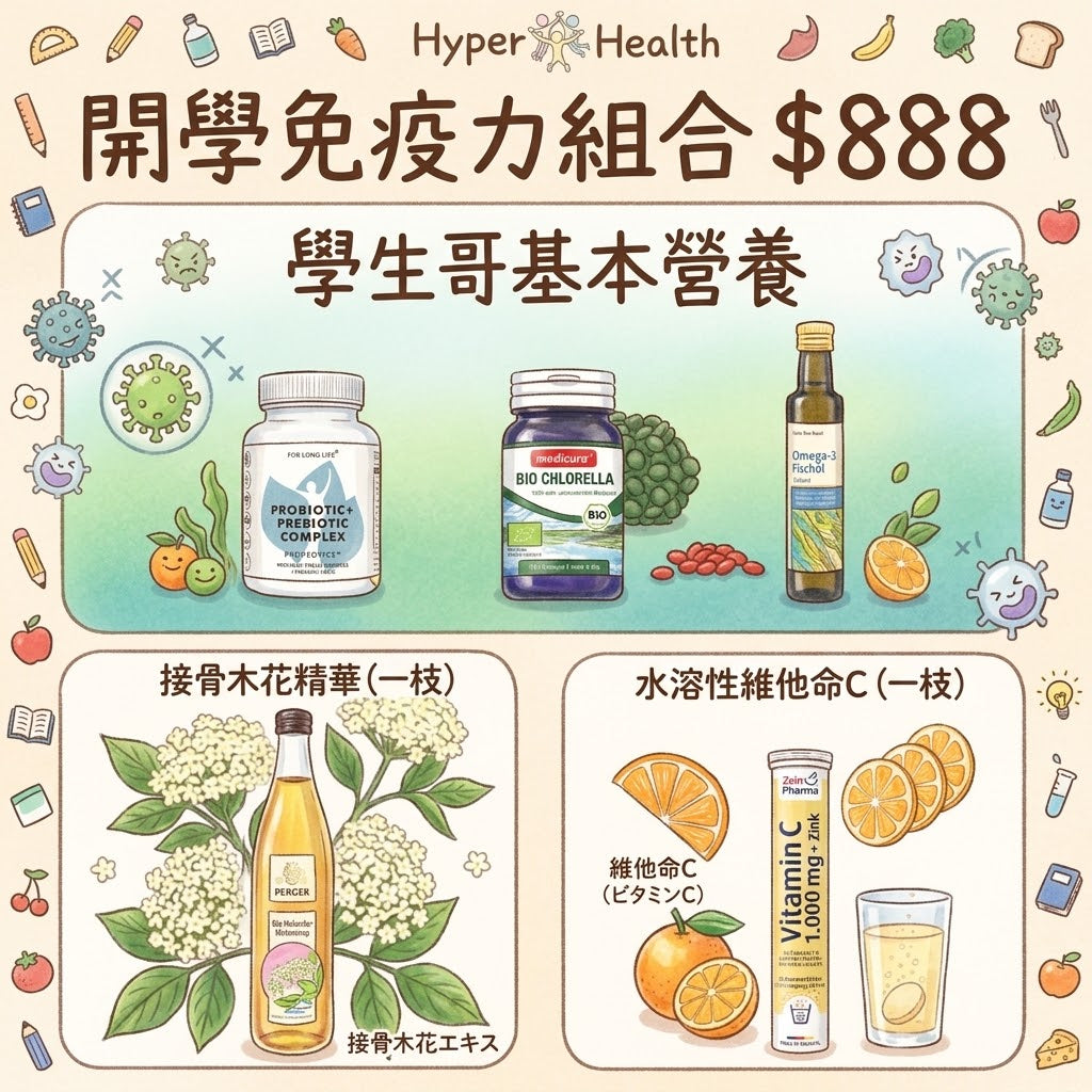 【開學限定】開學免疫力組合