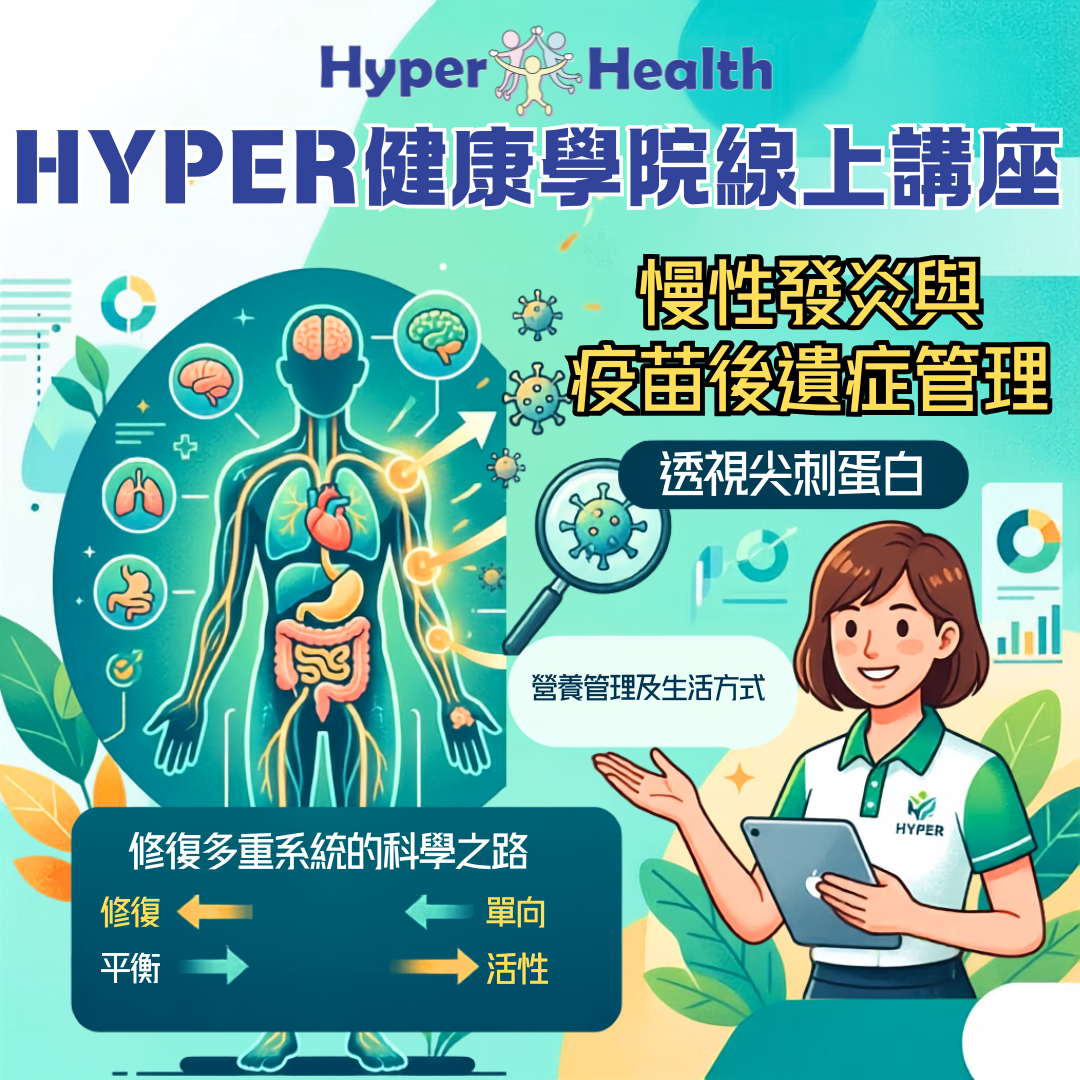 慢性發炎與疫苗後遺症管理:透視尖刺蛋白、修復多重系統的科學之路