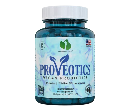 For Long Life Proveotics 120 億純素益生菌 120粒