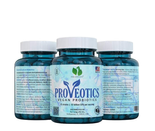 For Long Life Proveotics 120 億純素益生菌 120粒