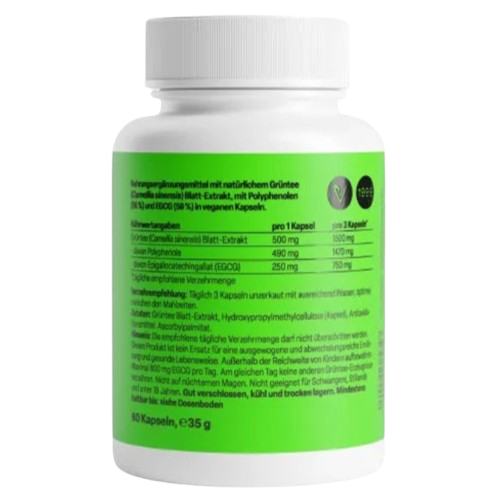 ZeinPharma® Green Tea Deluxe Capsules 綠茶素多酚膠囊 | 500mg