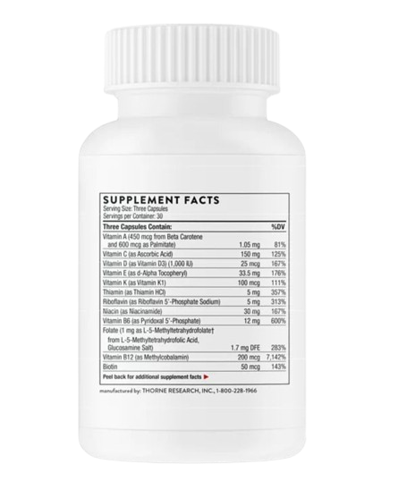 Thorne Research Basic Prenatal 懷孕基礎營養 | 90粒