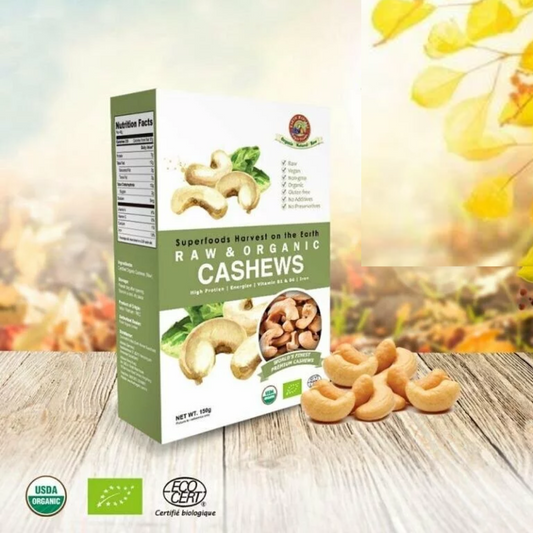 Earth Harvest Superfoods - 有機生機原味腰果 | 185g (需預訂, 一星期內出貨)