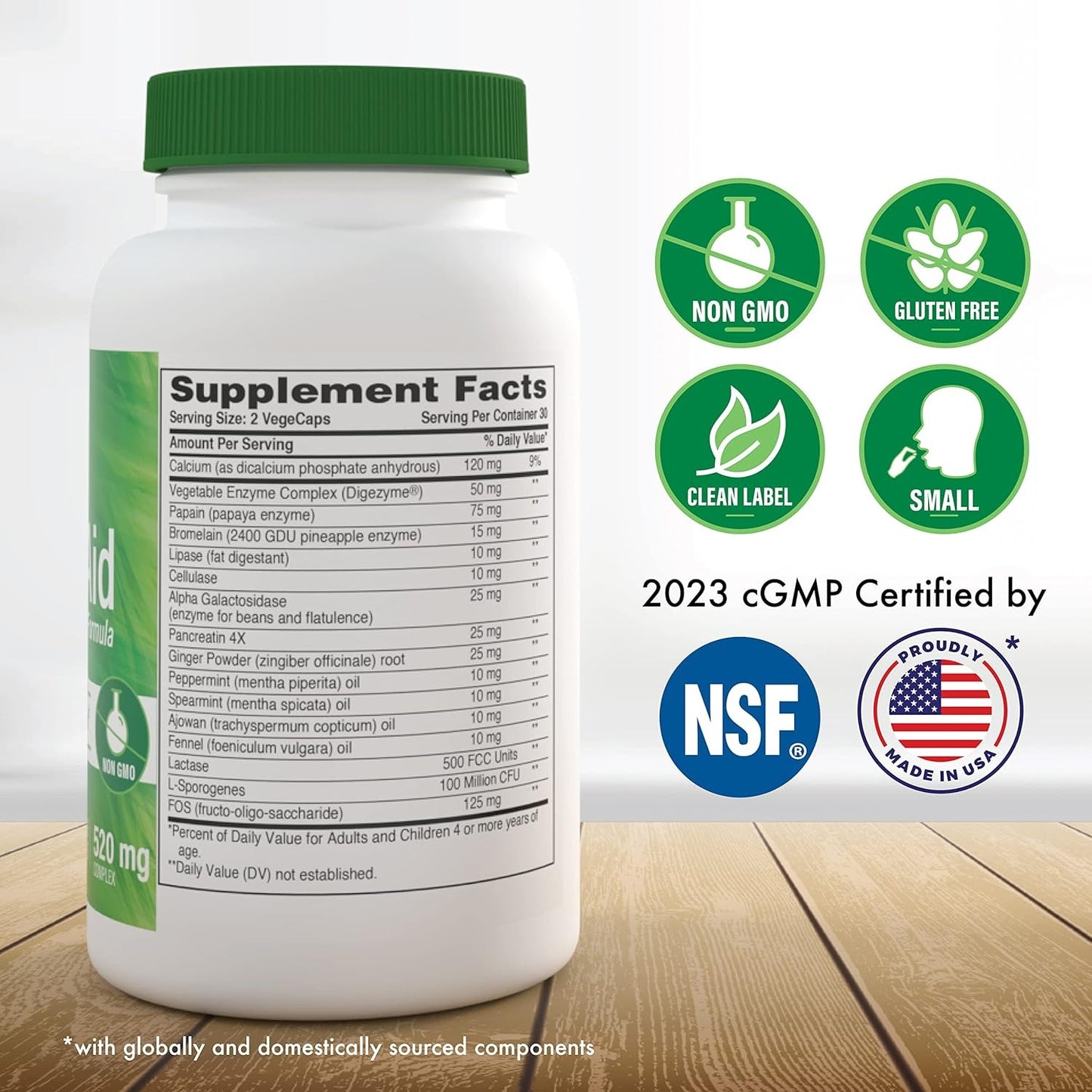 HEALTH THRU NUTRITION Digest-Aid 消化酶複合物 | 60粒