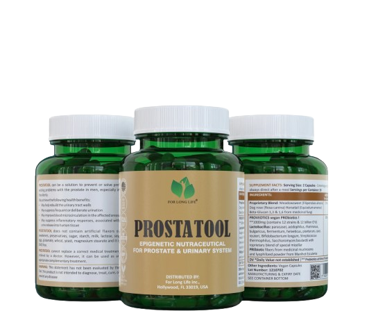 For long life Prosta Tool - Prostate Health Supplement for Prostate Support - 120 capsules, 1 month supply