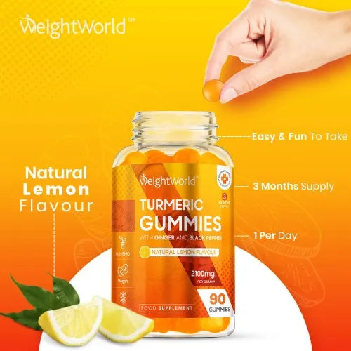 Weightworld Turmeric Gummies薑黃軟糖 | 90粒