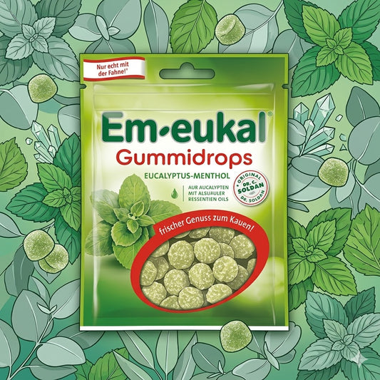 Em-eukal® 德國尤加利薄荷軟喉糖 | 90g