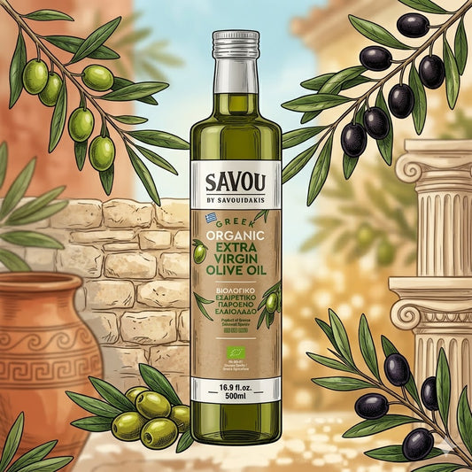 SAVOU 薩鬱有機特級初榨冷壓橄欖油(高多酚) | 500ml (預購，7月中左右到達，或會有所延誤)