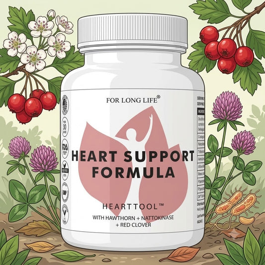 FOR LONG LIFE Heart Support Formula – HEARTTOOL 護心營養 | 120粒
