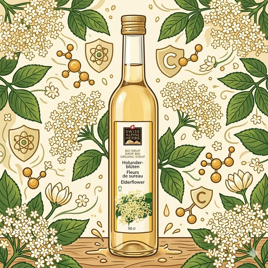 SWISS ALPINE HERBS 有機接骨木花精華 | 500ml (預購，8月下旬到達，或會有所延誤)
