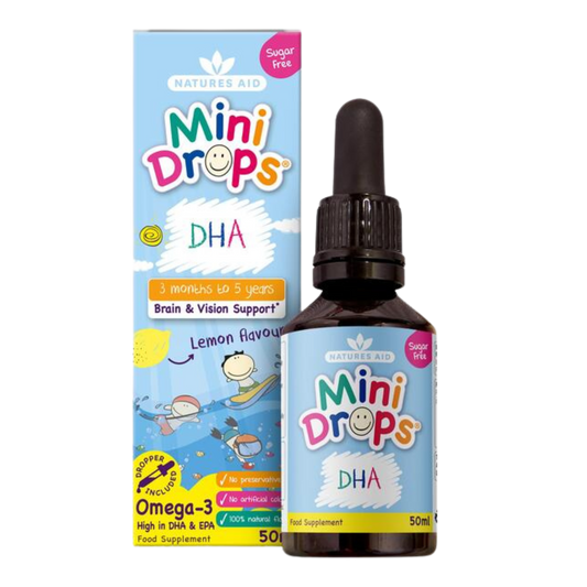 Natures Aid 兒童DHA補充液 檸檬味 | 50毫升