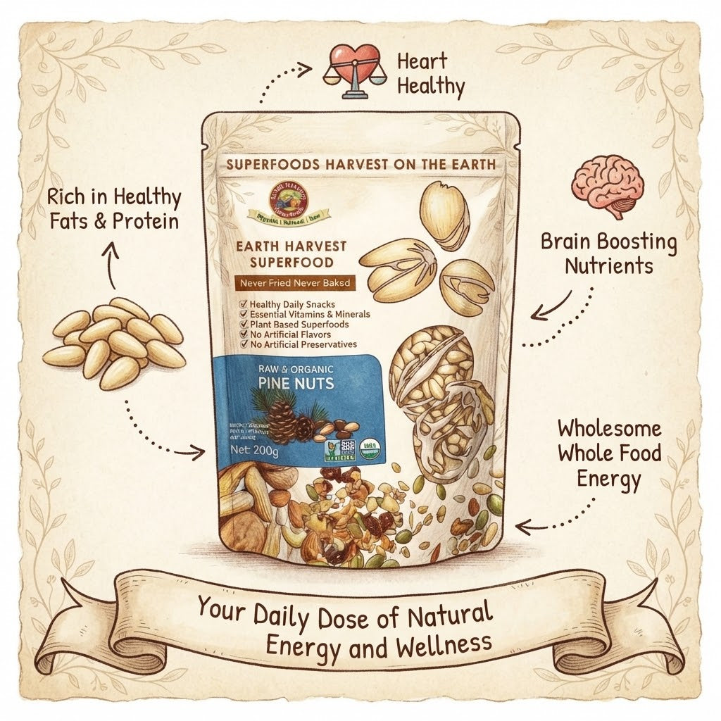 有機生機松子仁 (Earth Harvest Superfoods) 200g