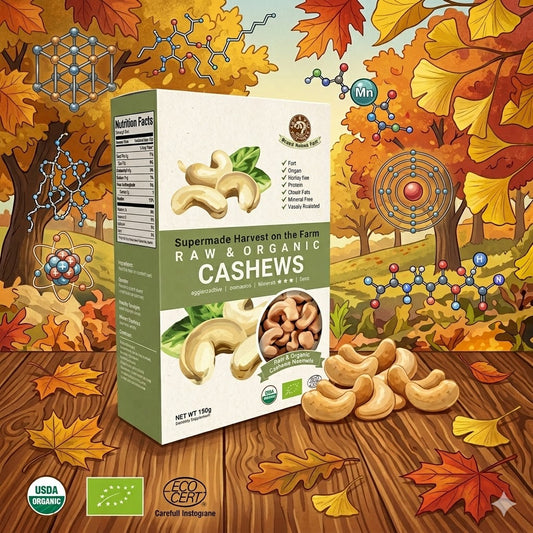 Earth Harvest Superfoods - 有機生機原味腰果 | 185g (需預訂， 一星期內出貨)