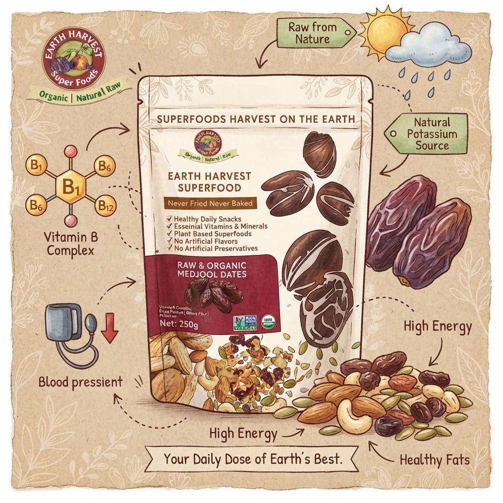 有機生機椰棗 (Earth Harvest Superfoods) 250g