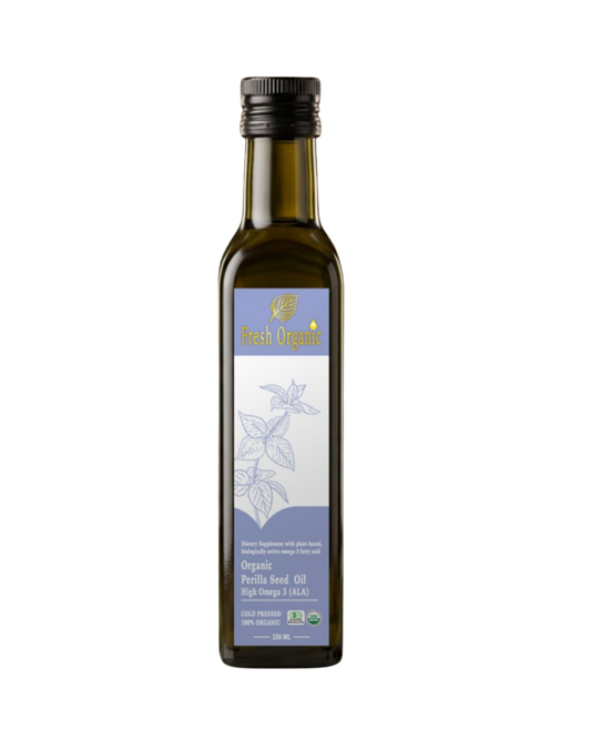 有機初榨冷壓紫蘇籽油250ml (美國USDA及日本JAS有機認証)