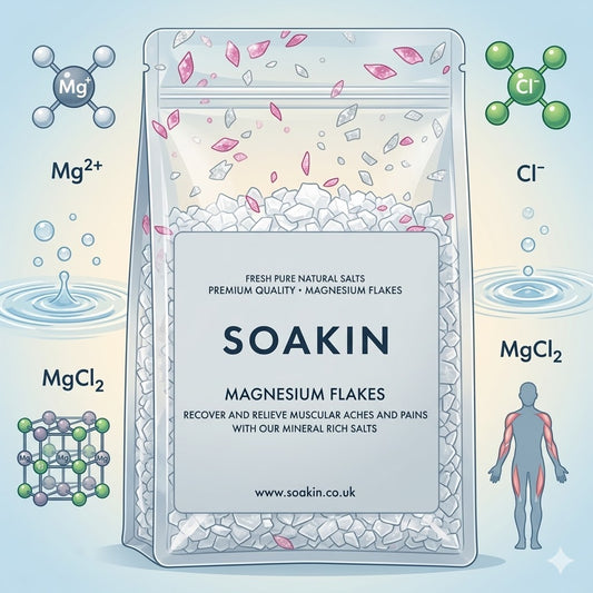 SOAKIN - 氯化鎂片浴鹽 | Magnesium flakes 800g