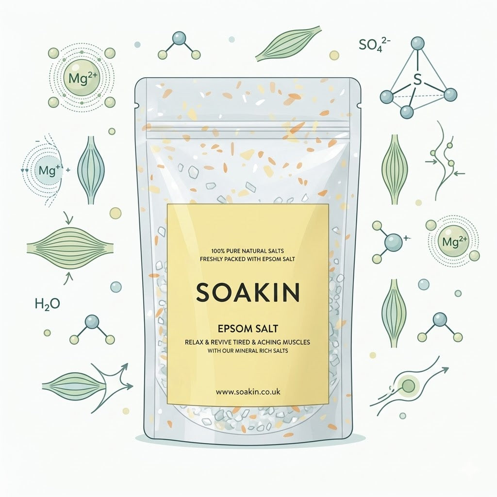 SOAKIN - 鎂鹽/潟鹽浴鹽 | Epsom salt 1KG