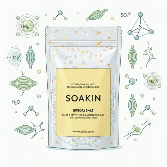SOAKIN - 鎂鹽/潟鹽浴鹽 | Epsom salt 1KG