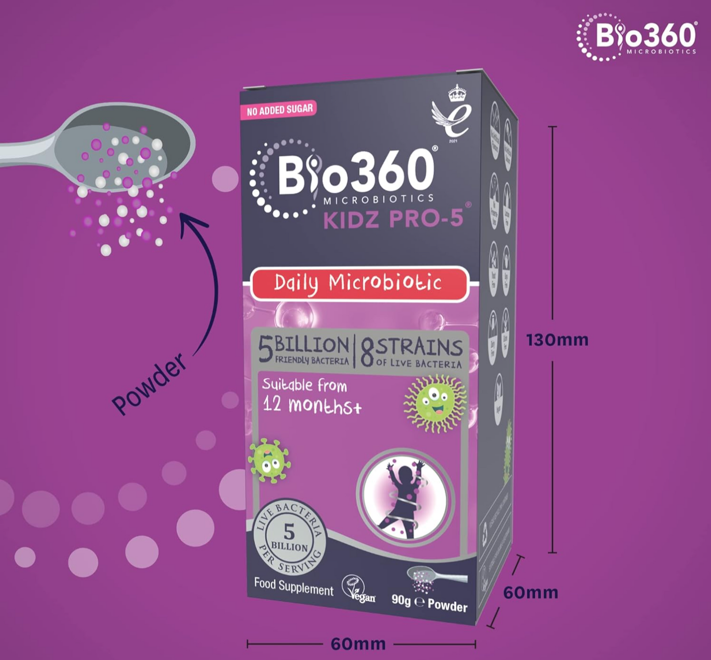 Natures Aid 醫選兒童粉狀益生菌 5Billion Probiotics 90g