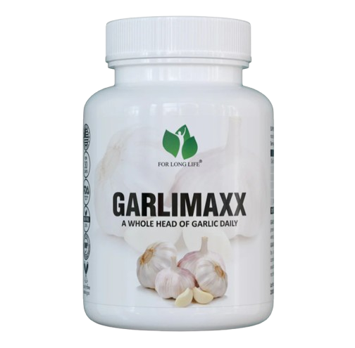 For Long Life Garlimaxx - Antioxidant Garlic Supplement for Well-Being - GMO free & Vegan - 60 Capsules