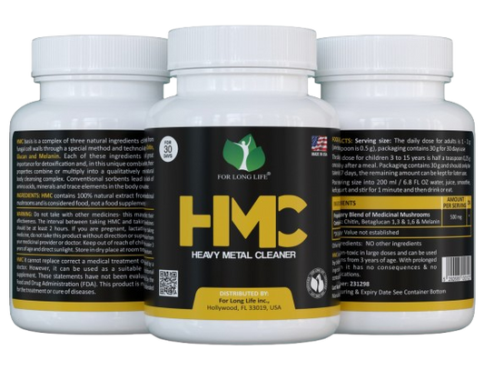 FOR LONG LIFE HMC - detoxification of heavy metals from the body and brain - 30g, 1 month supply