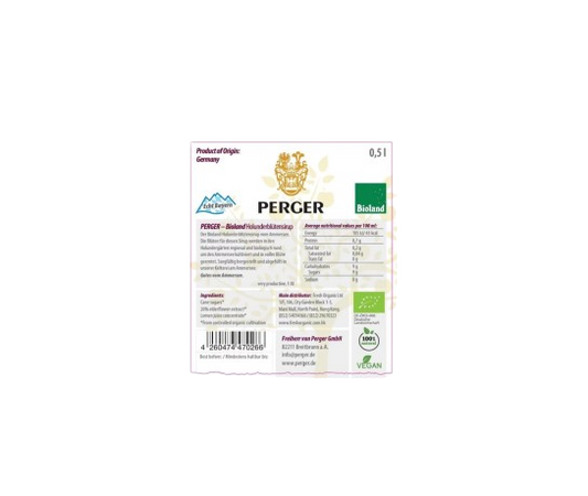 PERGER 德國有機26%接骨木花精華 | 500ml