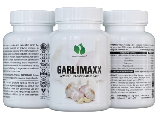 FOR LONG LIFE  Garlimaxx | 60 CAPS
