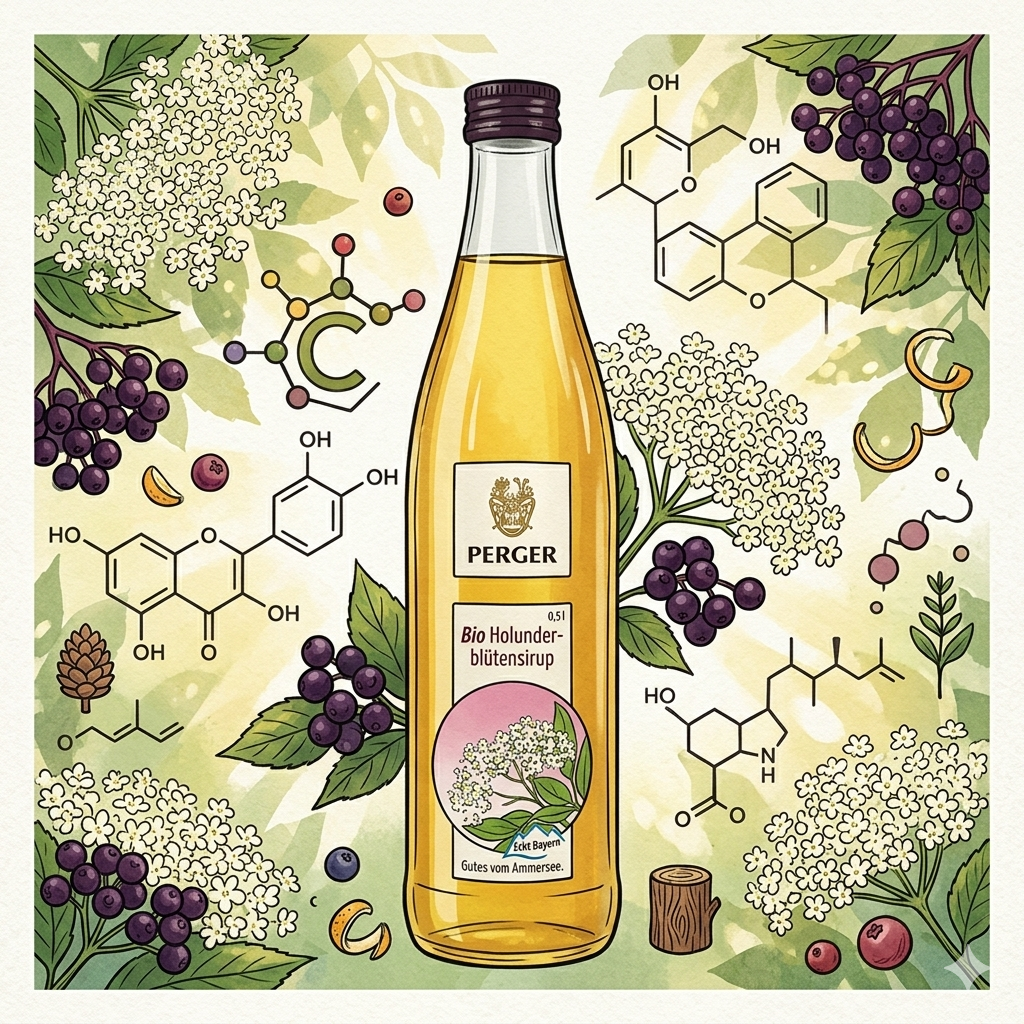 PERGER 德國有機26%接骨木花精華 | 500ml