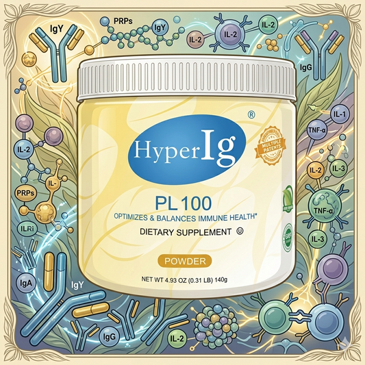 HyperIg® PL100高效免疫球蛋白營養粉 (140克)