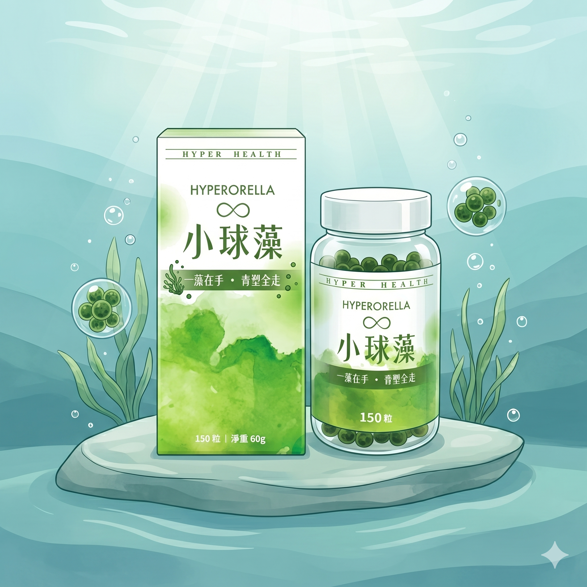 HYPERORELLA∞ 小球藻 | 150粒
