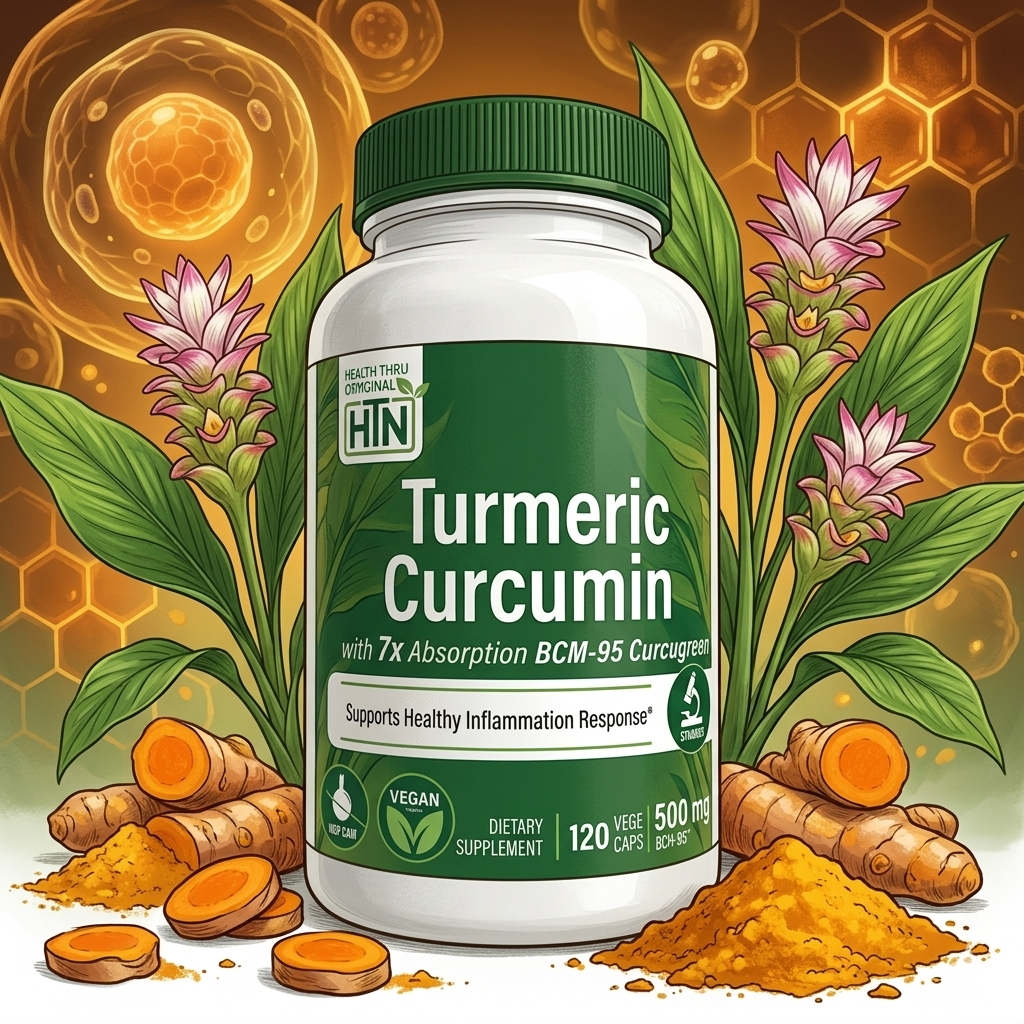 [Preorder-預訂 ：早鳥優惠] （約6月下旬到貨）：HEALTH THRU NUTRITION 專業薑黃素配方 500mg | 120粒