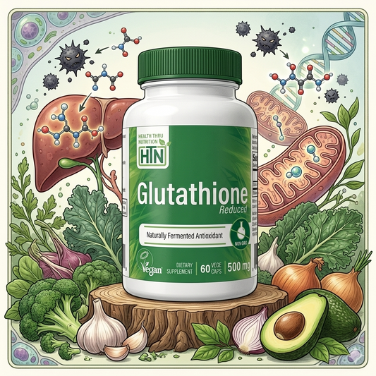 [Preorder-預訂 ：早鳥優惠] （約6月下旬到貨）：HEALTH THRU NUTRITION 還原型穀胱甘肽 500mg | 60粒