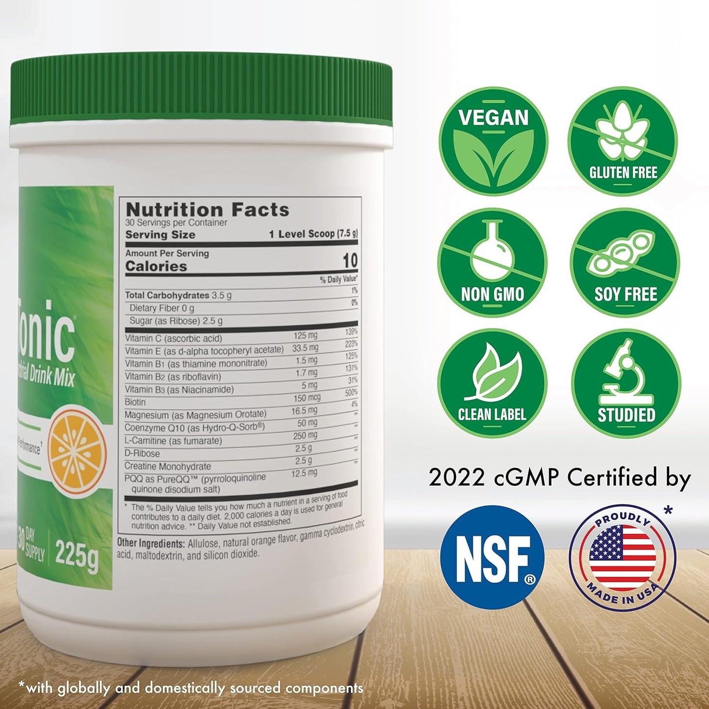 HEALTH THRU NUTRITION - Mito-Tonic® 線粒體能量飲 | 225g罐裝
