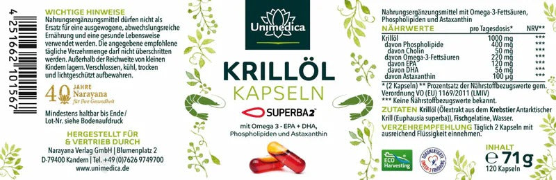 Unimedica - SUPERBA 2™磷蝦油膠囊 | 120粒膠囊