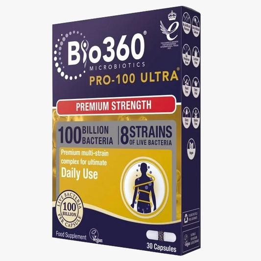 Natures Aid Bio360 Pro-100 Ultra 1000億益生菌 (30粒裝)