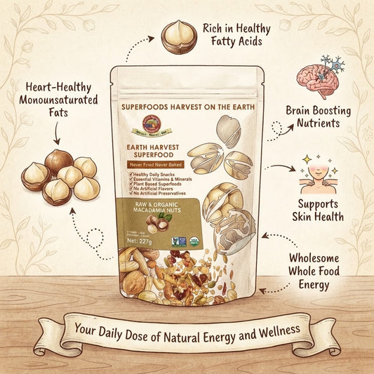 有機生機夏威夷果仁 (Earth Harvest Superfoods) 227g