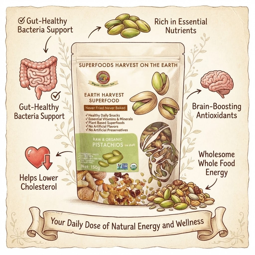 有機生機無殼開心果 (Earth Harvest Superfoods) 150g