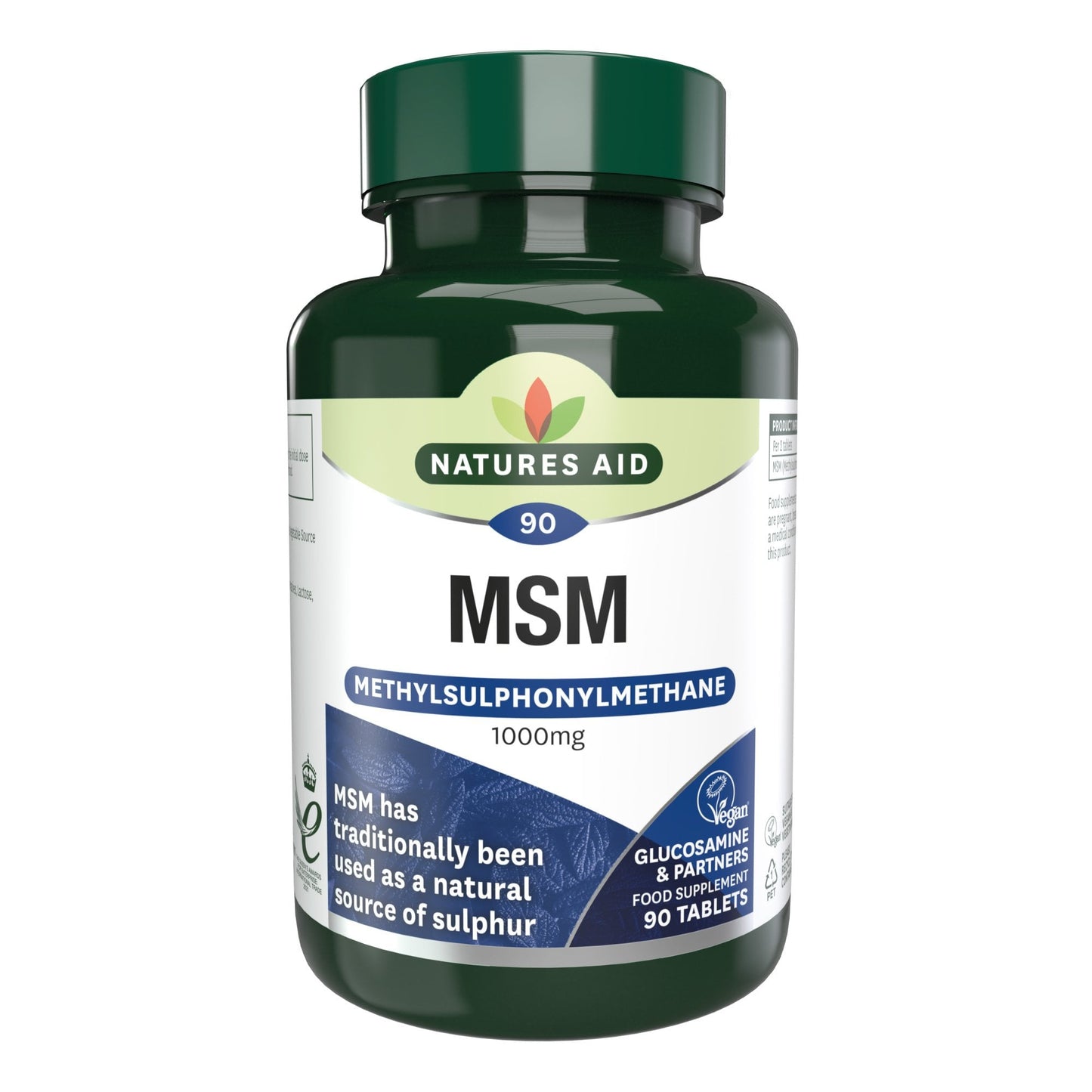 Natures Aid MSM 1000mg | 90粒