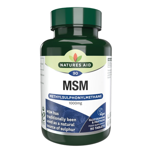 Natures Aid MSM 1000mg | 90粒